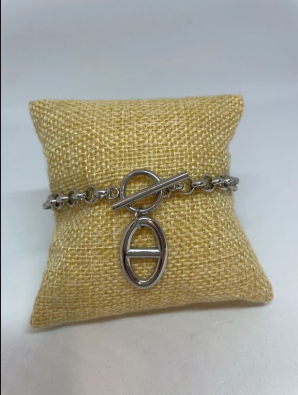 Bracelet maille marine chaîne ronde